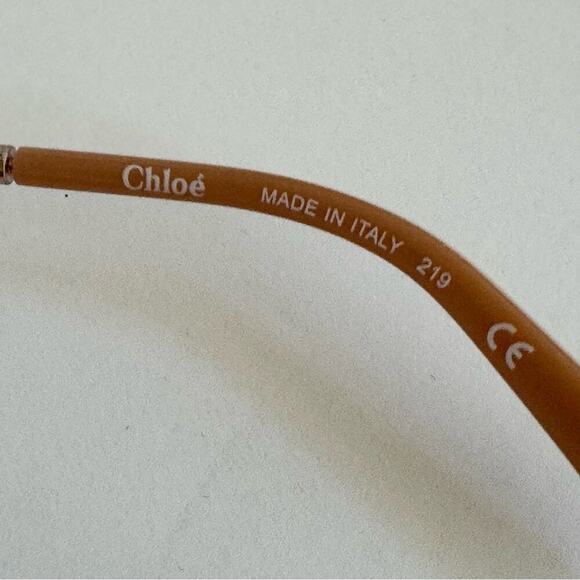 Chloe Women\'s CE160S Gradient Round Lens Sunglasses in Rose Gold & Pink 52mm main image 10